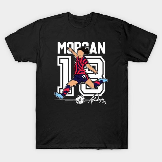 Alex Morgan T-Shirt by RichyTor